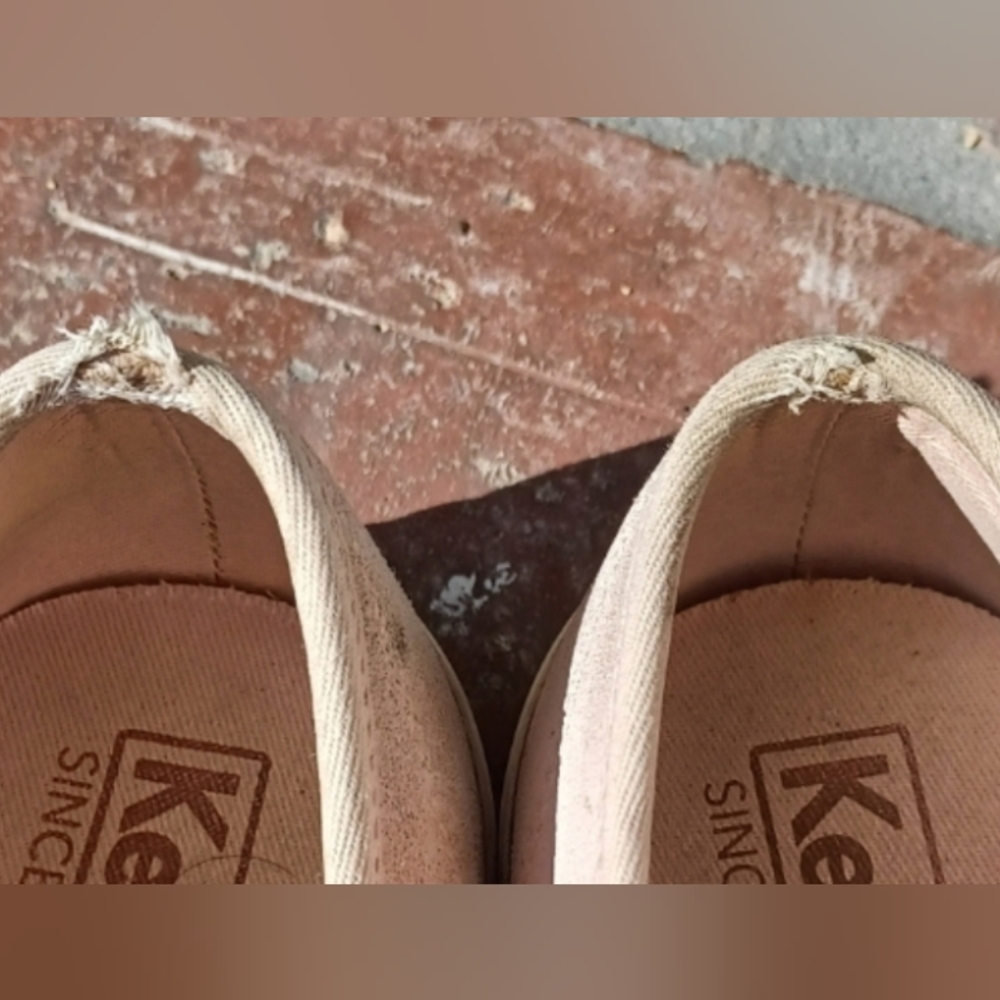 Keds Double Decker Suede Taupe Pink Dream Foam Slip-On Sneaker 8 Loafer preppy - Picture 9 of 12